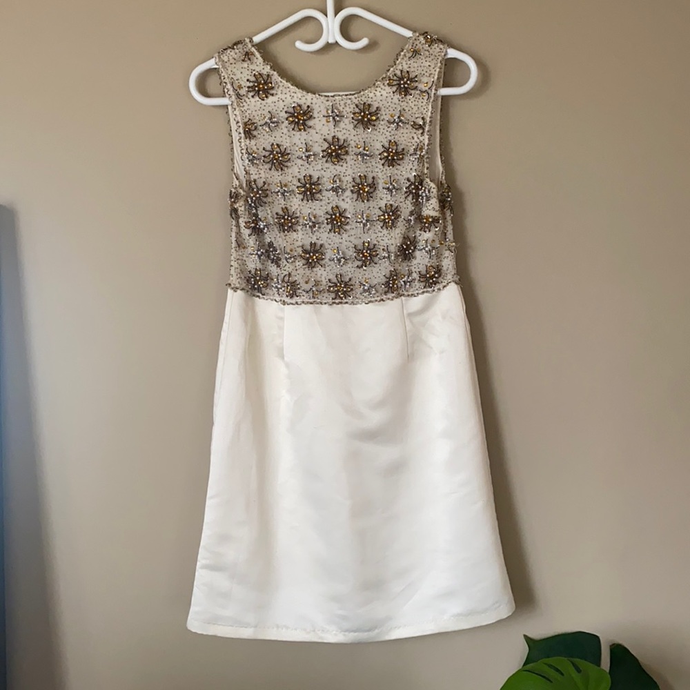Beaded mini dress
